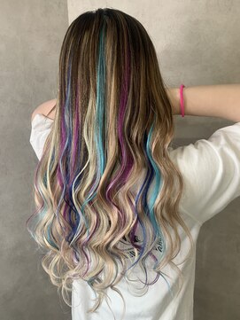 アンシュシュ(UN CHOU-CHOU) 派手髪夏カラー!!!