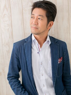 トニーアンドガイ メン 与野駅前店(TONI&GUY MEN) 爽やかアップバングツーブロックショートa