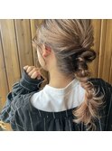【垢抜けるarrange..】ルーズねじりアレンジ