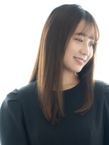 ヘアーサロン ラフリジー(Loufreasy)&nbsp;【inoa（イノア）オイルカラー】アッシュ×艶髪ストレートロング