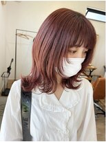 アーブル ヘアーアンドメイク(ARBRE) ブリーチダブルカラーウルフカット