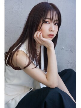 ルモア(RUMOR) Rumor×【黒髪グレージュ】エアリー暗髪カラー