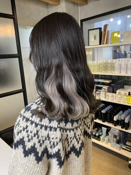 サクラ 岐阜(SAKURA) インナーカラー【ホワイトグレー】