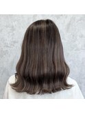 ミルクティーベージュ×ゆるふわウェーブ