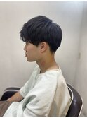 MEN’S HAIR カルマパーマのアッシュブラック