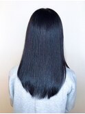 髪質改善ストレート_ブルーブラック