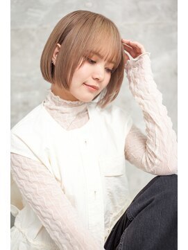 アッシュ 清瀬店(Ash) 10代20代30代『ハイトーン顎ラインボブ』Ash清瀬店