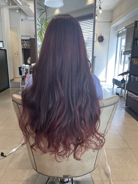 ブルーキャンバス(Blue Canvas) ゆるッと巻いたロングボブ