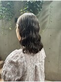 なみまきパーマ/ゆるめパーマ/ウェーブヘア/ミディアムヘア