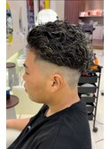 長め！極道パーマ