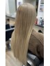 【セミロングの方にオススメ☆】最高級人毛100%編み込みエクステ60本￥27,000