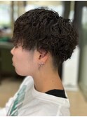 おしゃれな大人のツーブロックショートスタイル