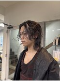 インナーカラーミディアムウルフ《谷　昂将》