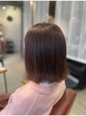 切りっぱなしボブ