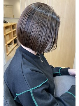 ソラ 京都桂川店(SORA.) 大人可愛い20代30代40代50代艶感ミニボブ