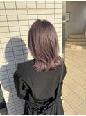 切りっぱパープルグレージュ