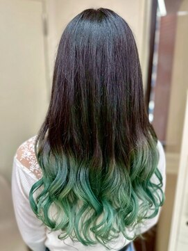 エターナルバイマティーナ(Eternal by MATINA) 【ターコイズグリーン/グラデーション】池袋美容室