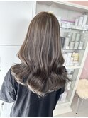 グレージュハイライトカラー