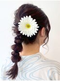 夏祭り花火大会に♪ゆるっとまとめヘア/ヘアアレンジ/ヘアセット