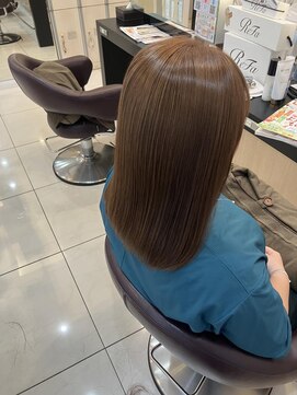 カール 鶴川店(K：R) レイヤーロング美髪くびれワンカールシルキーベージュ