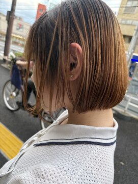 ミニボブ/髪質改善/ストレートパーマ