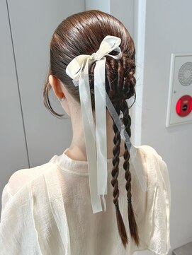 トリッカ シブヤ(TRICCA SHIBUYA) ヘアアレンジ/ヘアセット/タイトヘア/1つ結び/お団子/カチモリ