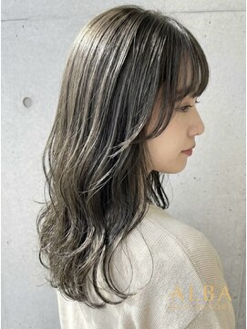 アルバ ヘアリゾート(ALBA) イメチェン/ピンクベージュ/アンブレラカラー/前髪/三鷹