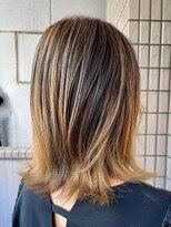 マティーナ ヘアー 池袋(Matina hair)&nbsp;【ベージュブラウンバレイヤージュ】池袋美容室