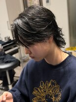 ウーズ ハラジュク(Ooze.HARAJUKU) ハッシュカットグレージュデザインカラーツートーンカラー原宿