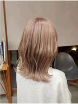 パルムヘアー(Palm hair)&nbsp;【ブリーチで叶える】ハイトーンミルキーベージュ