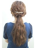 波アイロン簡単アレンジ