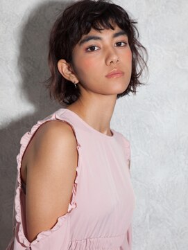 パティオン(PATIONN) 外国人くせ毛風無造作エアリーパーマおしゃれグレージュボブ