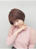 30代、40代オススメ。丸みショートボブ(末松)