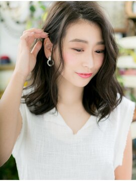 カバーヘア ブリス 上尾西口店(COVER HAIR bliss) ★かきあげバング小顔大人ガーリーくびれミディ20代30代40代★8