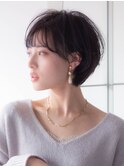 ショートボブ 大人可愛い うる艶髪 青山 表参道 30代40代