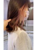 インナーカラー★ピンクベージュ