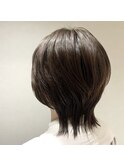くびれヘア/ミディウルフ【青木元子】