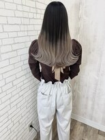 ラッズプラスエイチ(Lads+h)&nbsp;ホワイトベージュ　グラデーションカラー