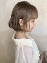 ニスル 町田店(NISURU)&nbsp;似合わせカット/大人ガーリー/ダークアッシュ/着物/町田/町田駅