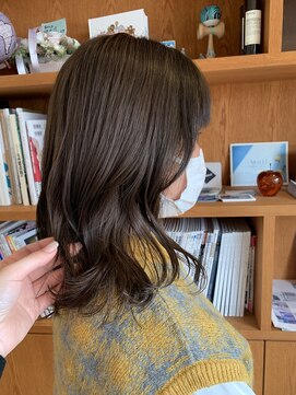 ロク ヘアー(LOC HAIR) ブリーチなし オリーブベージュ