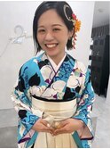 卒業式　袴着付け／ヘアセット