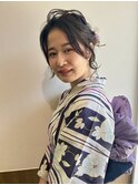 浴衣ヘアアレンジ
