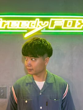 グリーディーフォックス 三軒茶屋(GreedyFOX) 波巻き/マッシュパーマ/ウルフ/ハイライト<理容室>三軒茶屋