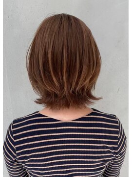 ギークス(GEEKS) 【GEEKS渋谷】大人ウルフ/30代40代/くびれヘア/冬カラー/透明感