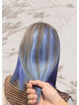 ルカヘアー(Luca hair) 【ブルー×アンブレラカラー】