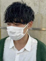 ニアウ 太田店(Niau)&nbsp;マッシュ波巻きスパイラルパーマ刈り上げショートマッシュ質感