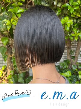 エマヘアデザイン(e.m.a Hair design) ぱつっとボブ