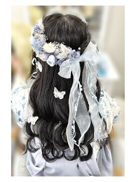 セットサロン ココ ハーフアップ