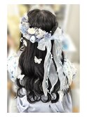 ハーフアップ