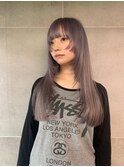 パープルシルバー　レイヤーカット